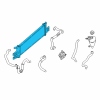 OEM 2018 Nissan Rogue Radiator Assembly-Sub Diagram - 21457-4BC0A