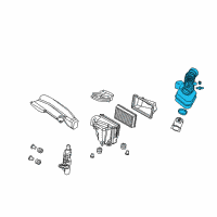 OEM Infiniti FX45 Duct Assembly-Air Diagram - 16576-CL70B