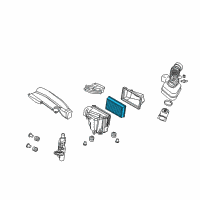 OEM 2006 Infiniti FX45 Element Assembly-Air Diagram - 16546-AR000