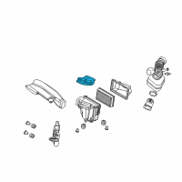 OEM 2007 Infiniti FX45 Air Duct Diagram - 16555-CL70A