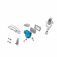 OEM 2007 Infiniti FX45 Body Assembly-Air Cleaner Diagram - 16528-CL70A