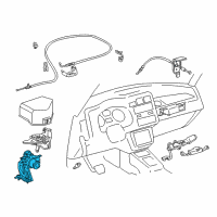 OEM 1996 Toyota RAV4 Actuator Diagram - 88200-42010