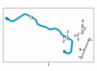 OEM 2020 Nissan Sentra Stabilizer-Front Diagram - 54611-6LB0A