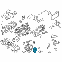 OEM 2012 BMW ActiveHybrid 5 Blower Motor Diagram - 64-11-9-242-607
