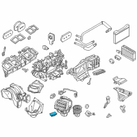 OEM 2012 BMW ActiveHybrid 5 Blower Regulator Diagram - 64-11-9-355-981