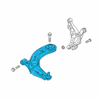 OEM Toyota Yaris iA Lower Control Arm Diagram - 48068-WB002