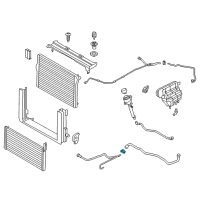 OEM 2013 BMW ActiveHybrid 5 Hose Clamp Diagram - 64-11-2-755-596