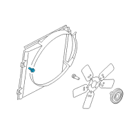 OEM Chrysler Town & Country Screw-Oval Head Diagram - 6101718