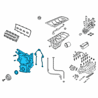 OEM 2017 Ram 3500 Cover-Chain Case Diagram - 4893128AH