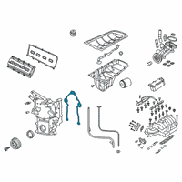 OEM 2017 Dodge Challenger Gasket-Chain Case Cover Diagram - 53021521AD