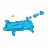 OEM 2020 Kia Forte Lamp Assembly-Side REPEA Diagram - 92304M7000