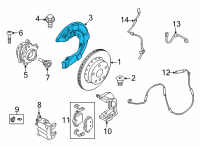 OEM 2022 BMW 230i PROTECTION PLATE LEFT Diagram - 34-20-6-871-339