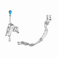 OEM Honda Knob, Change Lever *R159L* (LEA) (UH2DR-SI RED) Diagram - 54102-TBF-A01ZA