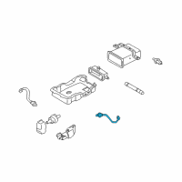 OEM 2002 Hyundai Santa Fe Sensor Assembly-Oxygen, RH Diagram - 39210-37145