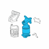 OEM Honda CR-V Converter Complete, Pr Diagram - 18190-5X6-J00