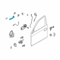 OEM BMW Handle Bracket Right Diagram - 51-21-3-411-278