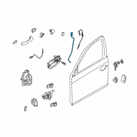 OEM 2005 BMW X3 Operating Rod, Door Front Left Diagram - 51-22-3-449-107