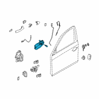 OEM 2007 BMW X3 Carrier With Catch, Coded Left Diagram - 51-21-3-449-075