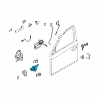 OEM BMW X3 Front Door Brake Diagram - 41-51-3-453-230