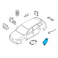 OEM Lincoln MKZ Memory Module Diagram - 8A5Z-15K602-D