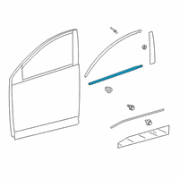 OEM 2019 Toyota RAV4 Belt Molding Diagram - 75720-0R050