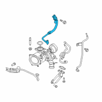 OEM 2017 Ford Fiesta Oil Feed Tube Diagram - BM5Z-6K679-A