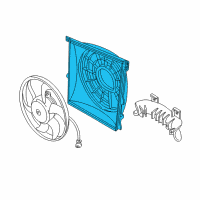 OEM 1998 BMW Z3 Suction Frame Diagram - 64-54-8-363-741