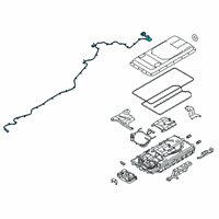 OEM 2020 Ford Explorer Positive Cable Diagram - L1MZ-14300-BA