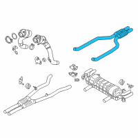 OEM BMW 750i xDrive Front Silencer Diagram - 18-30-8-635-592