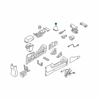 OEM 2011 Hyundai Tucson Knob-GEARSHIFT Lever Diagram - 43711-2C500-9P