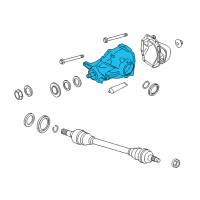 OEM 2019 BMW 650i xDrive Gran Coupe Rear Axle Drive Differential Diagram - 33-10-7-630-828