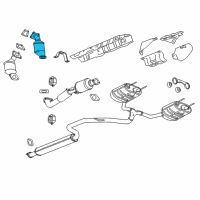 OEM 2015 Buick LaCrosse Preconverter Diagram - 20965398