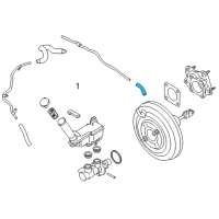 OEM 2017 Nissan Juke Hose-Brake Booster Diagram - 47471-BV90A