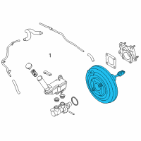 OEM 2017 Nissan Juke Booster Assy-Brake Diagram - D7210-3YW0A