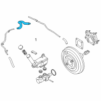 OEM Nissan Hose-Booster Diagram - 47472-BV80A