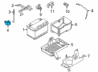 OEM 2021 Nissan Versa Rod-Battery Fix Diagram - 24425-4P100