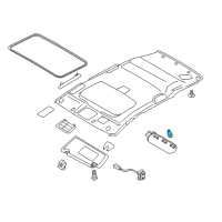 OEM 2017 Nissan Juke Bulb Diagram - 26282-1TV0B