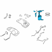 OEM 2009 Ford Escape Fuel Pump Diagram - 9L8Z-9H307-C