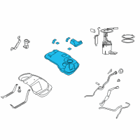 OEM 2009 Ford Escape Fuel Tank Diagram - 9L8Z-9002-B