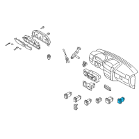 OEM Kia Sorento Switch Assembly-Rear Defroster Diagram - 937103E500