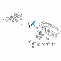 OEM Kia Sorento Ignition Lock Cylinder Diagram - 819003EG00