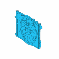 OEM 2018 Lexus LS500 Fan Assembly, W/MOTOR Diagram - 16360-31560