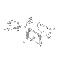 OEM 1997 Ford Mustang Temperature Gauge Sending Unit Diagram - F68Z-10884-AA