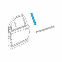 OEM 2009 Dodge Journey APPLIQUE-B Pillar Diagram - 5116268AB