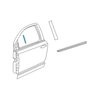 OEM 2012 Dodge Journey APPLIQUE-A Pillar Diagram - 5178424AA