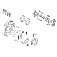 OEM Kia Sorento Hose-Flexible, Rear Diagram - 587373E000DS