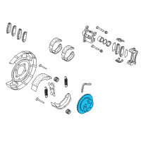 OEM 2006 Kia Sorento Disc-RBRAKE Diagram - 584113E300