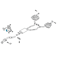 OEM 2020 Ford Explorer Front Bracket Diagram - L1MZ-5K291-H