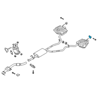 OEM Ford Explorer Rear Bracket Diagram - L1MZ-5K291-M