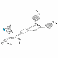 OEM 2022 Ford Explorer Catalytic Converter Gasket Diagram - L1MZ-6L612-A